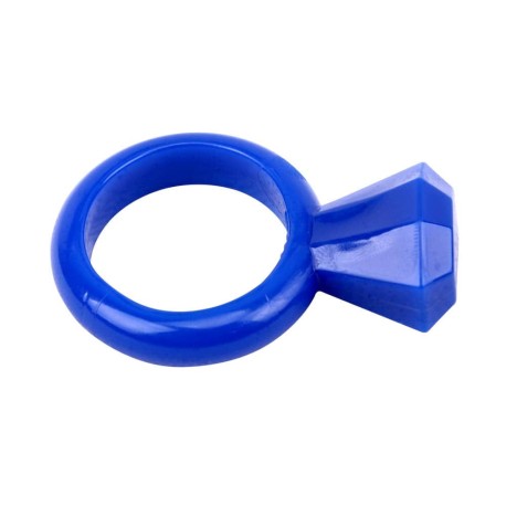 Δαχτυλίδι Πέους Διαμάντι Μπλε - Diamond Cock Ring Blue