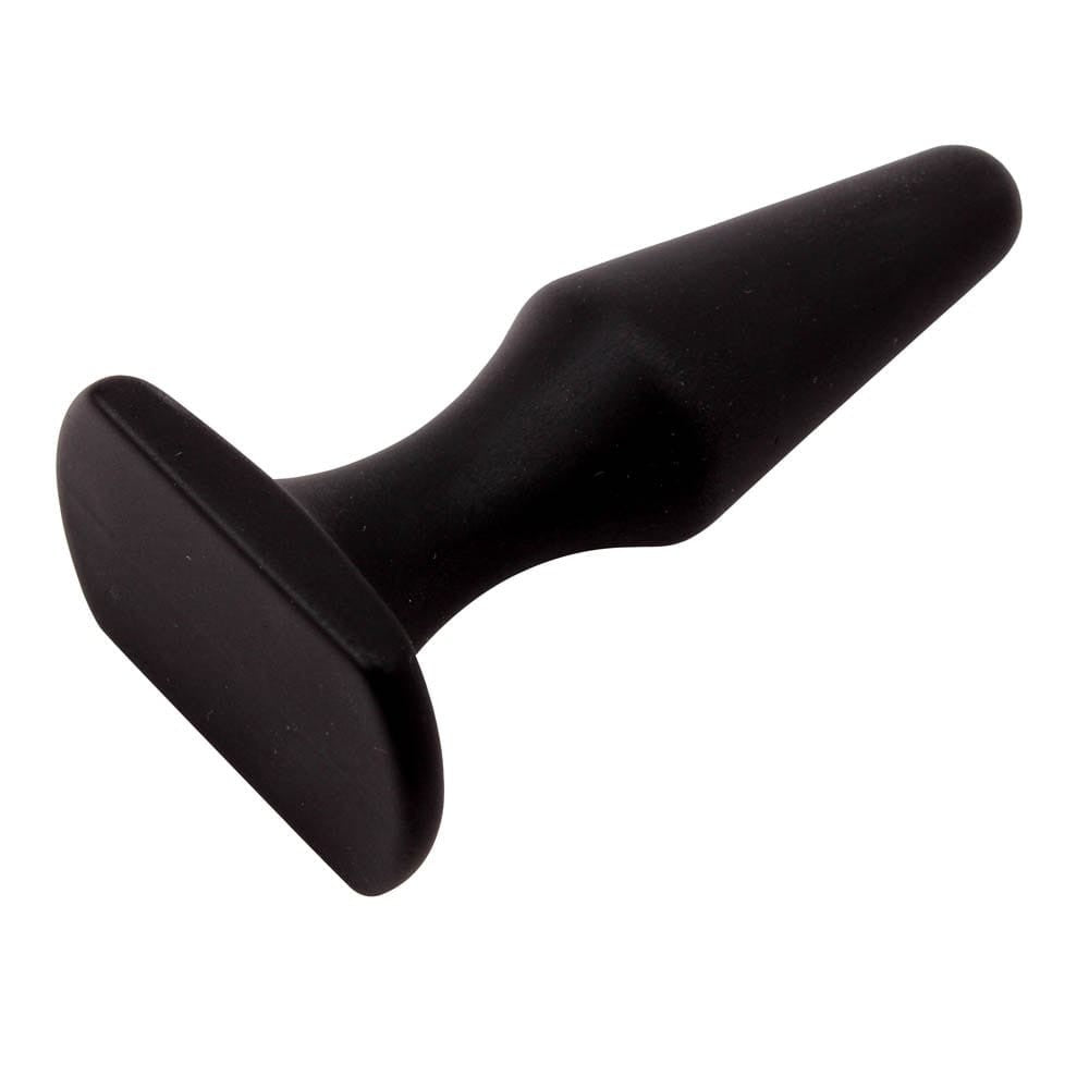 Πρωκτική Σφήνα 10.4 εκ - Black Mont Silicone Plug Medium Μαύρο