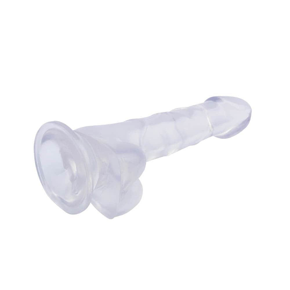 Ημιδιάφανο Dildo 19.5 εκ - Διάφανο