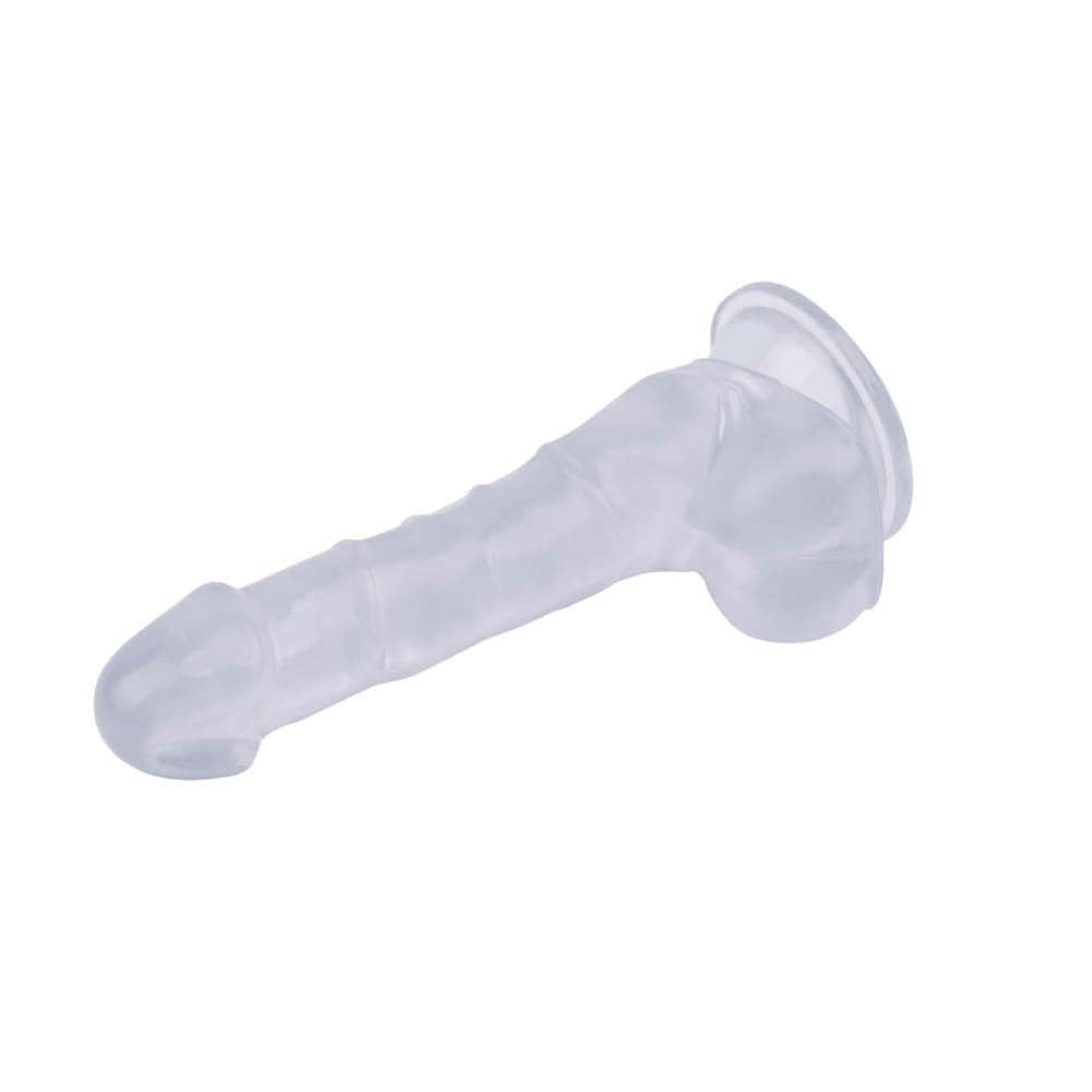 Ημιδιάφανο Dildo 19.5 εκ - Διάφανο
