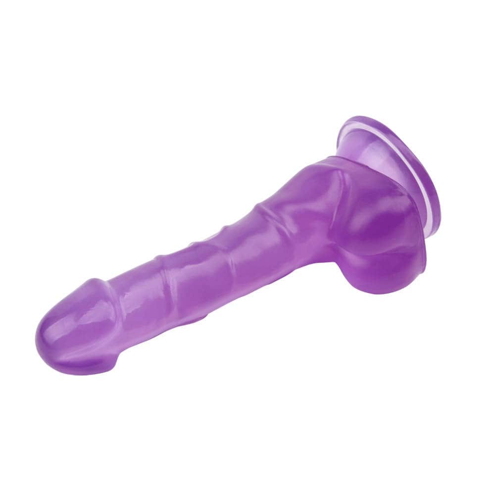 Ημιδιάφανο Dildo 19.5 εκ - Μωβ