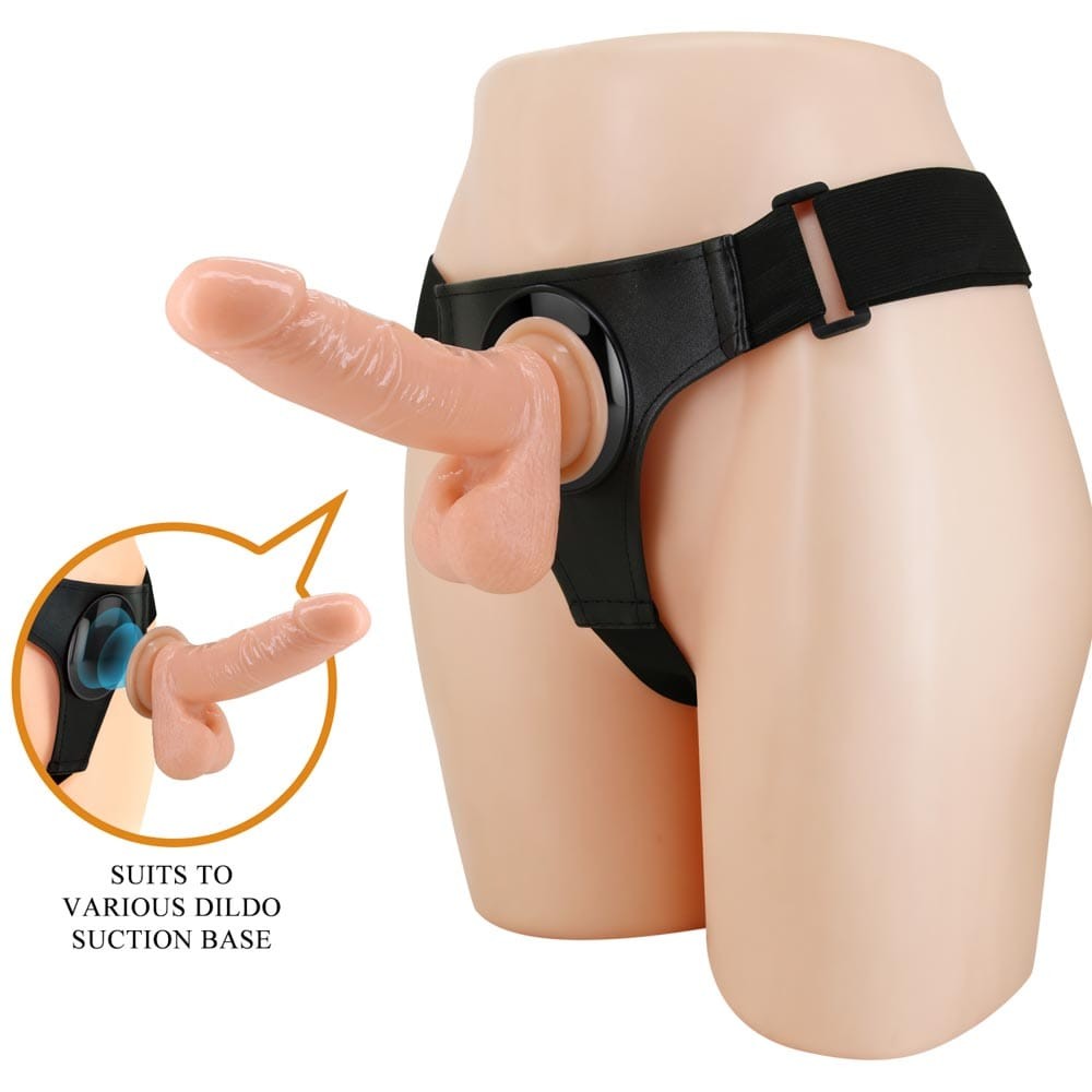 Ρεαλιστικό Strap-On Dildo 20 εκ - Pretty Love Tom Harness Briefs