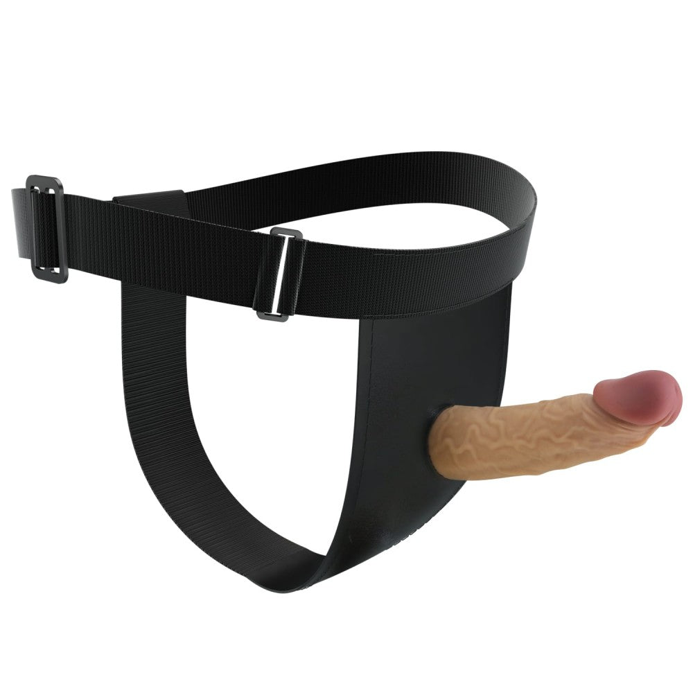 Ρεαλιστικό Strap-On Dildo 17,5 εκ - Pretty Love Houston Harness Briefs