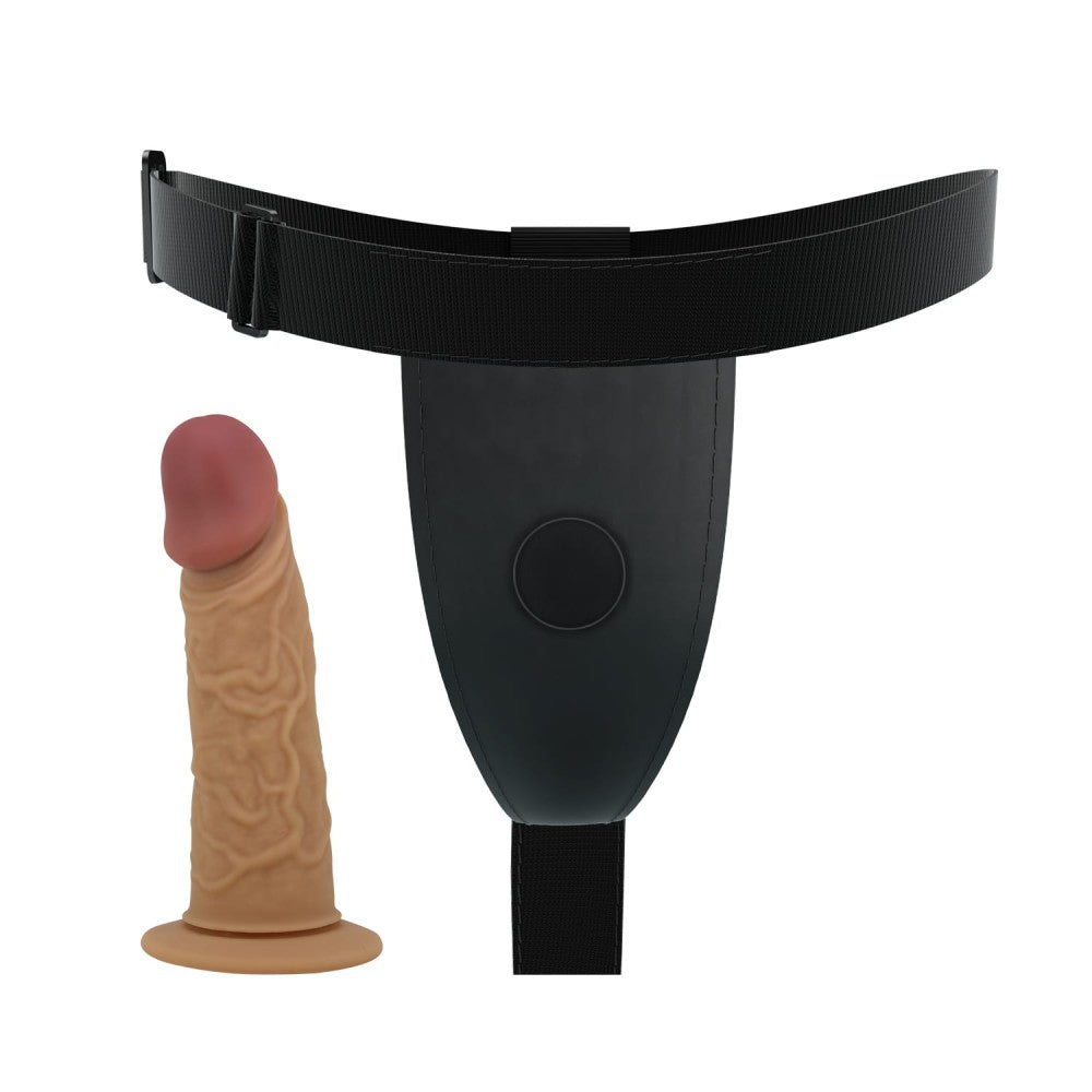 Ρεαλιστικό Strap-On Dildo 17,5 εκ - Pretty Love Houston Harness Briefs
