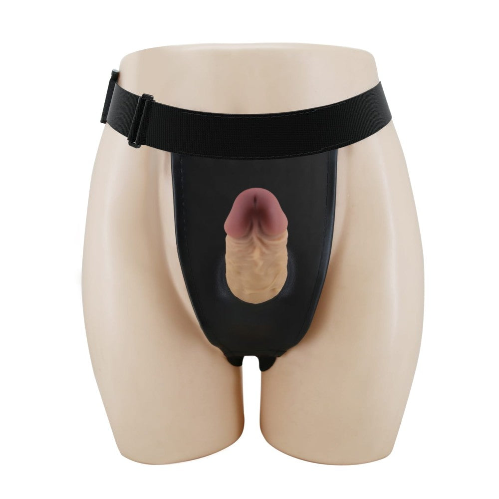 Ρεαλιστικό Strap-On Dildo 17,5 εκ - Pretty Love Houston Harness Briefs
