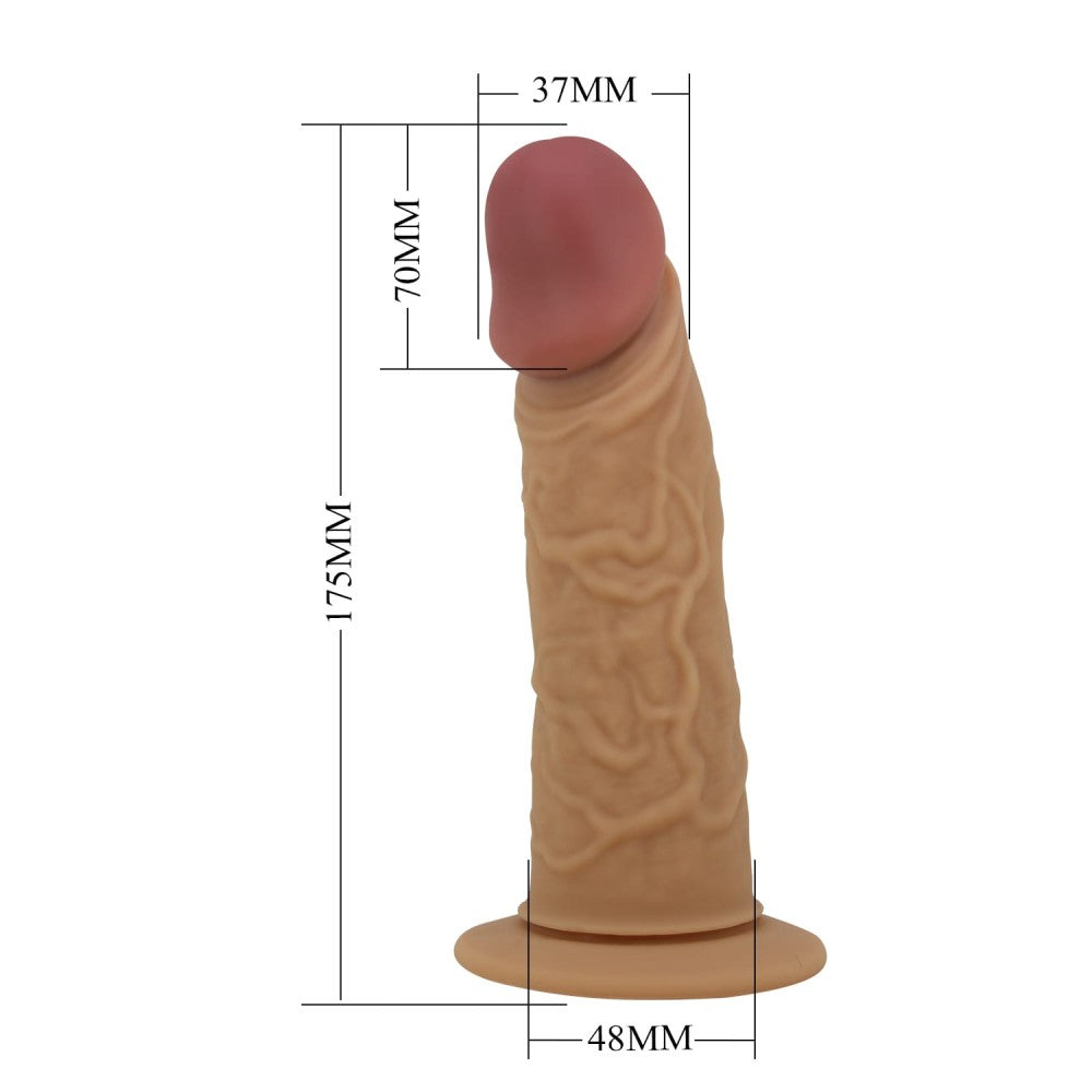 Ρεαλιστικό Strap-On Dildo 17,5 εκ - Pretty Love Houston Harness Briefs