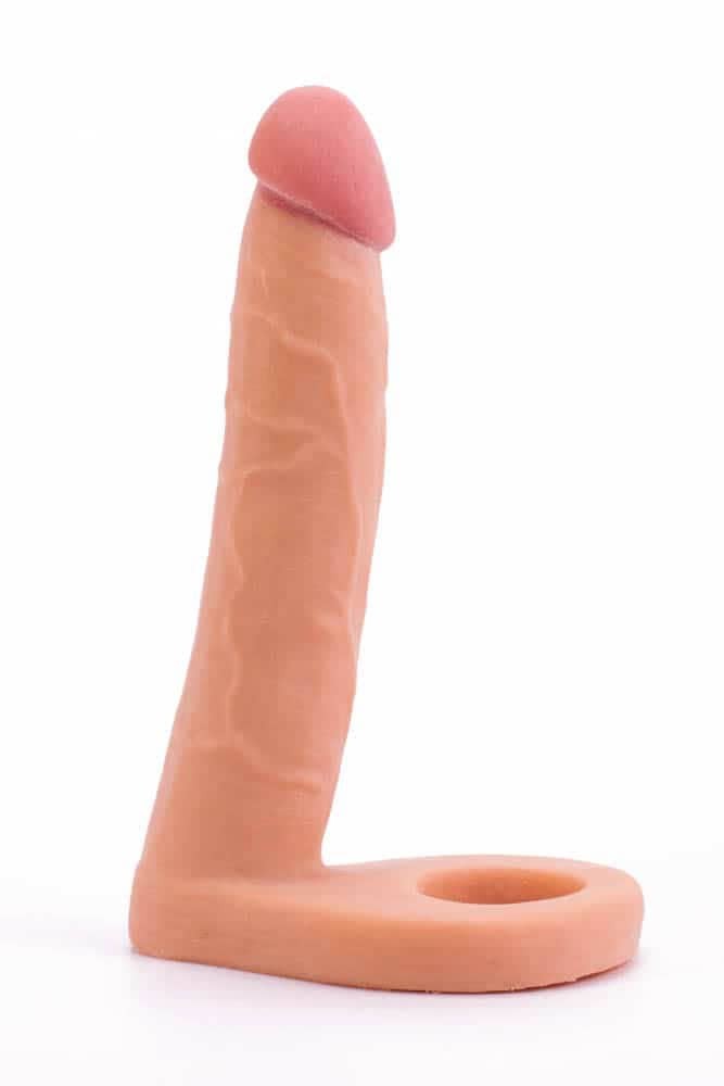 Ρεαλιστικό Dildo Με Λουράκι 15,8 εκ - The Ultra Soft Double #2