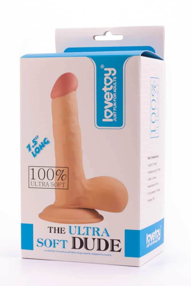 Ρεαλιστικό Dildo Με Βεντούζα 19 εκ - 7.5" The Ultra Soft Dude