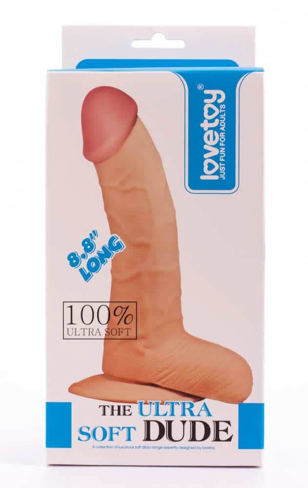 Ρεαλιστικό Dildo Με Βεντούζα 22,3 εκ - 8.8" The Ultra Soft Dude 5
