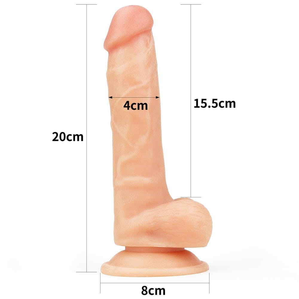 Ρεαλιστικό Dildo Με Βεντούζα 20,5 εκ - 8" The Ultra Soft Dude 2