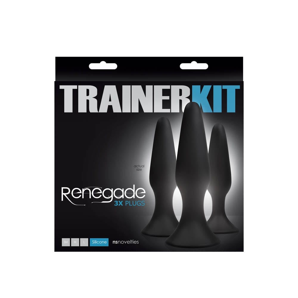 Set Πρωκτικές Σφήνες (3 Μεγέθη) - Renegade Sliders Kit Black