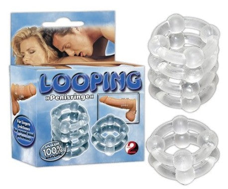 Δαχτυλίδια Πέους Διάφανα - Silicone Rings Looping