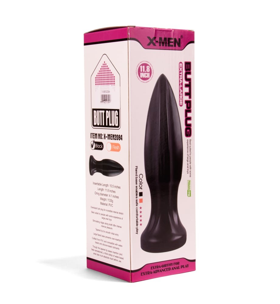 Πρωκτική Σφήνα 30 εκ - X-MEN Butt Plug Black