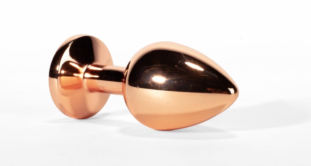 Πρωκτική Σφήνα Διαμάντι Ροζ 9.5 εκ - X-MEN Secret Shade Metal Butt Plug Rose Large