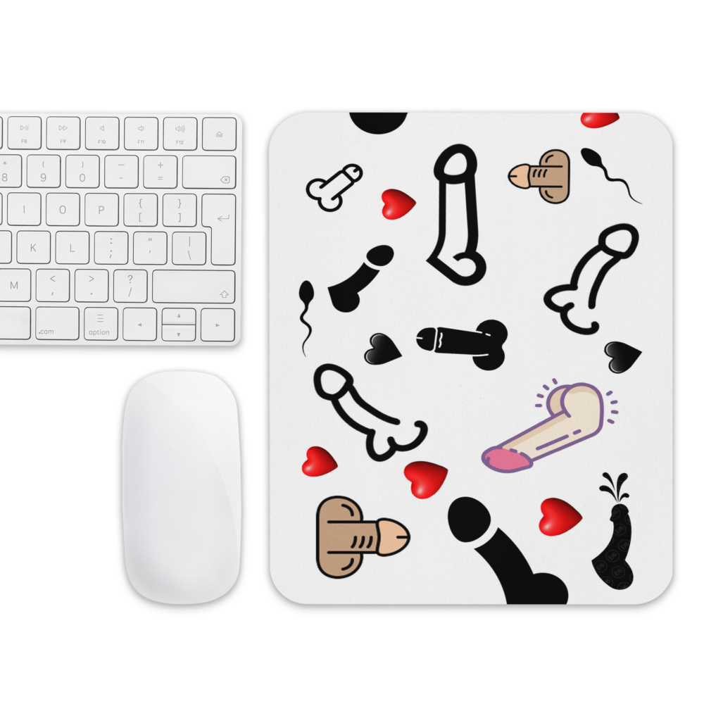 Mousepad - Dicks & Hearts