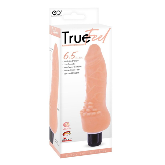 Ρεαλιστικός Δονητής 16,5 εκ - True Feel TPR Vibrator III