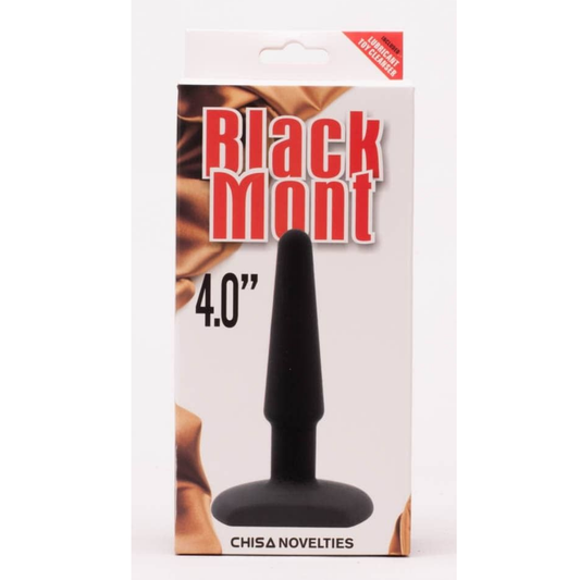 Πρωκτική Σφήνα 11 εκ - Silicone Bute Plug 4 inch Μαύρο