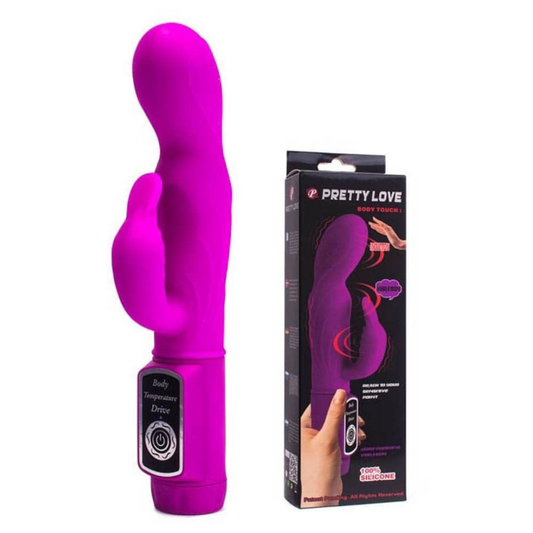 Δονητής Rabbit 22.6 εκ - Pretty Love Body Touch Μωβ