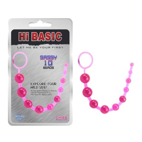 Πρωκτικές Μπίλιες 30 εκ Ροζ - Sassy Anal Beads Pink