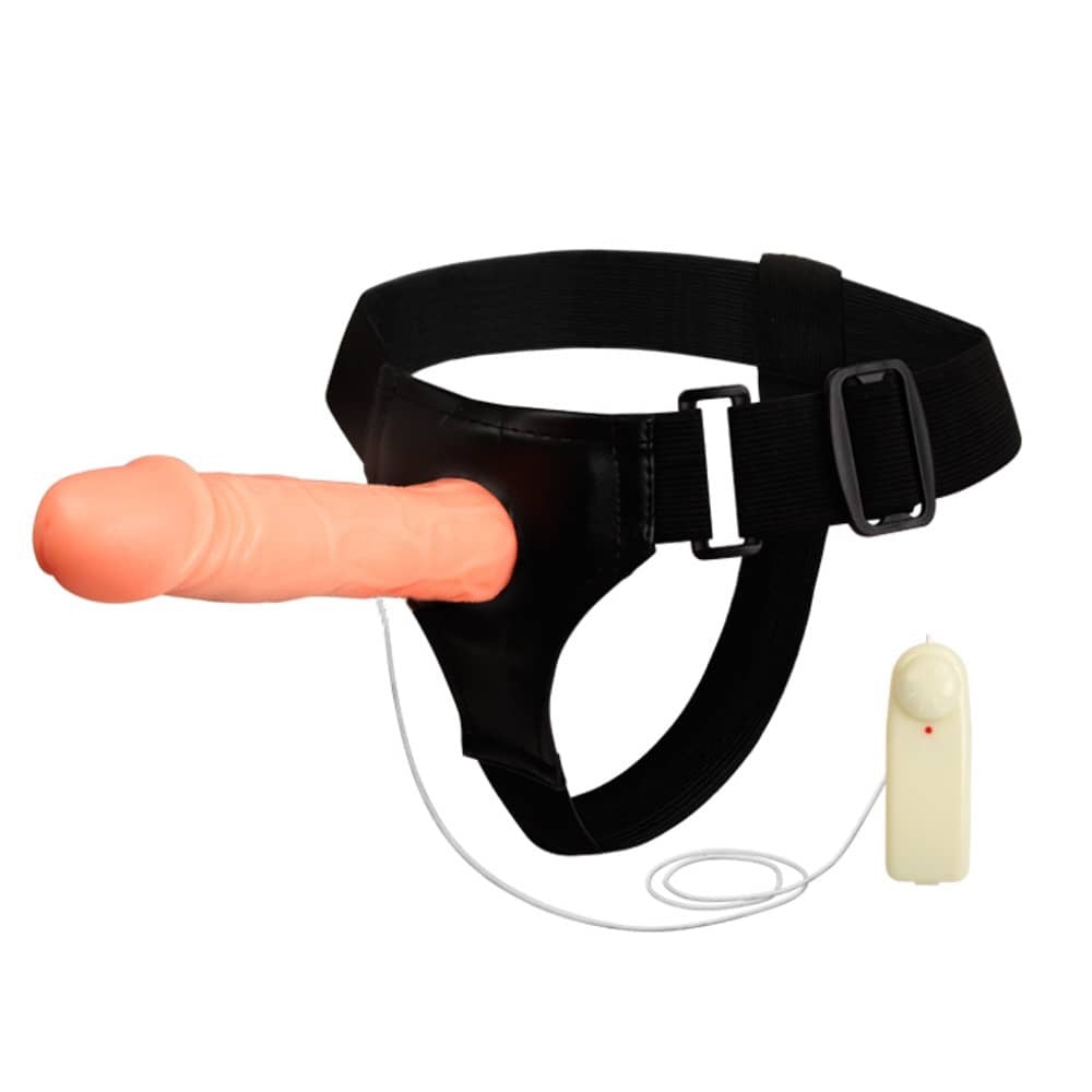Ρεαλιστικό Strap On Dildo Με Δόνηση 17εκ - Jessica Strap-on 1