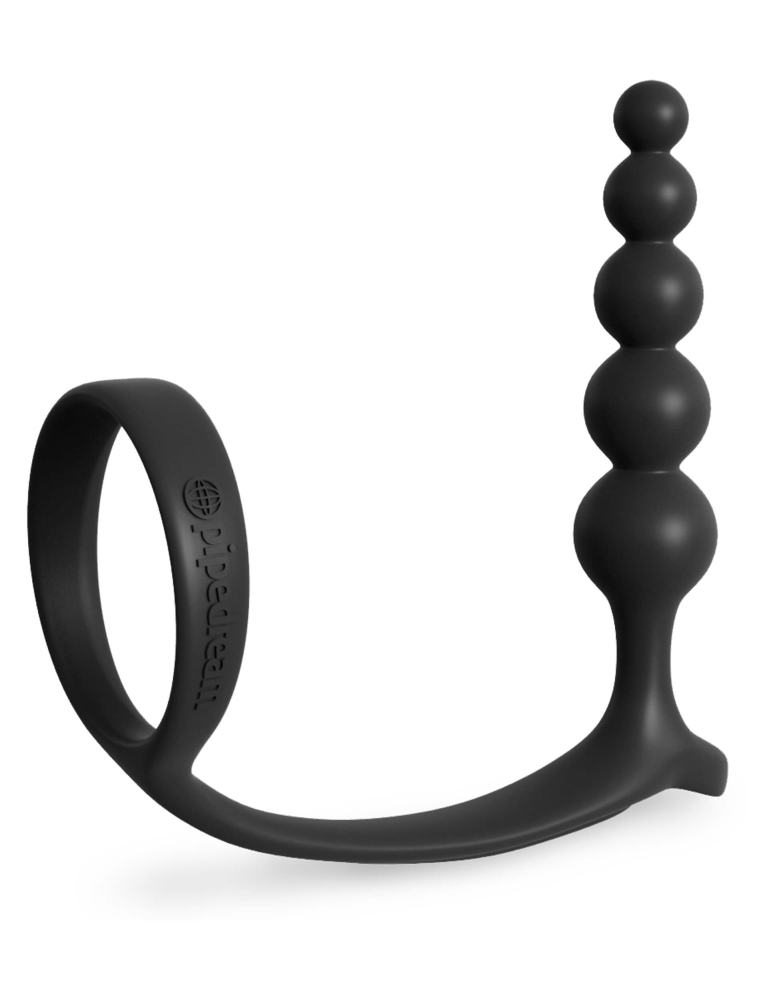 Πρωκτικές Μπίλιες 12 εκ - Ass-Gasm Cockring Anal Beads Μαύρο