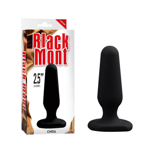 Πρωκτική Σφήνα 7,5 εκ - S Silicone Plug Μαύρο