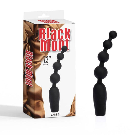 Πρωκτικές Μπίλιες Με Δόνηση 18,5 εκ - Vibrating Anal Bumpy Bead Μαύρο