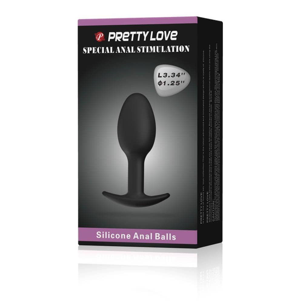 Πρωκτική Σφήνα - Pretty Love Heavy Balls Silicone Butt Plug 1