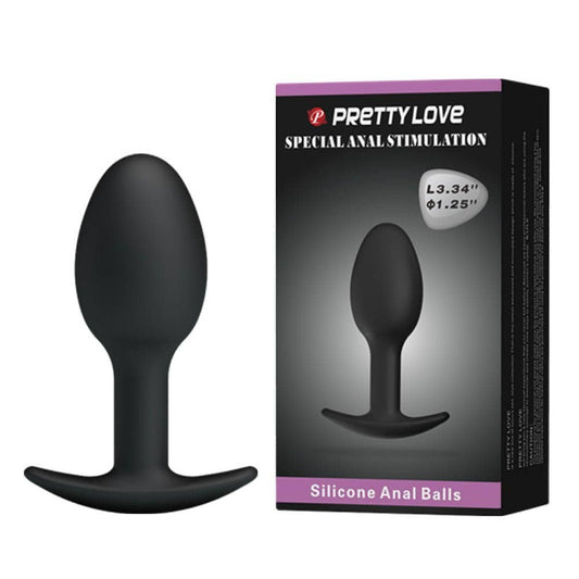 Πρωκτική Σφήνα - Pretty Love Heavy Balls Silicone Butt Plug 1