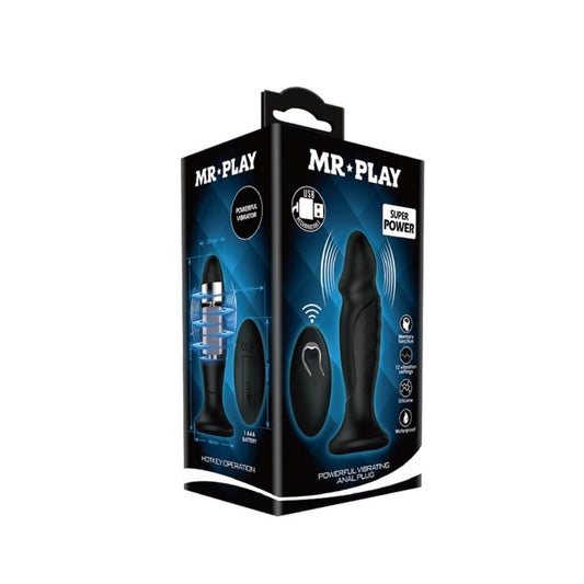 Πρωκτική Σφήνα Με Τηλεχειριστήριο - Mr. Play Super Power Anal Plug I