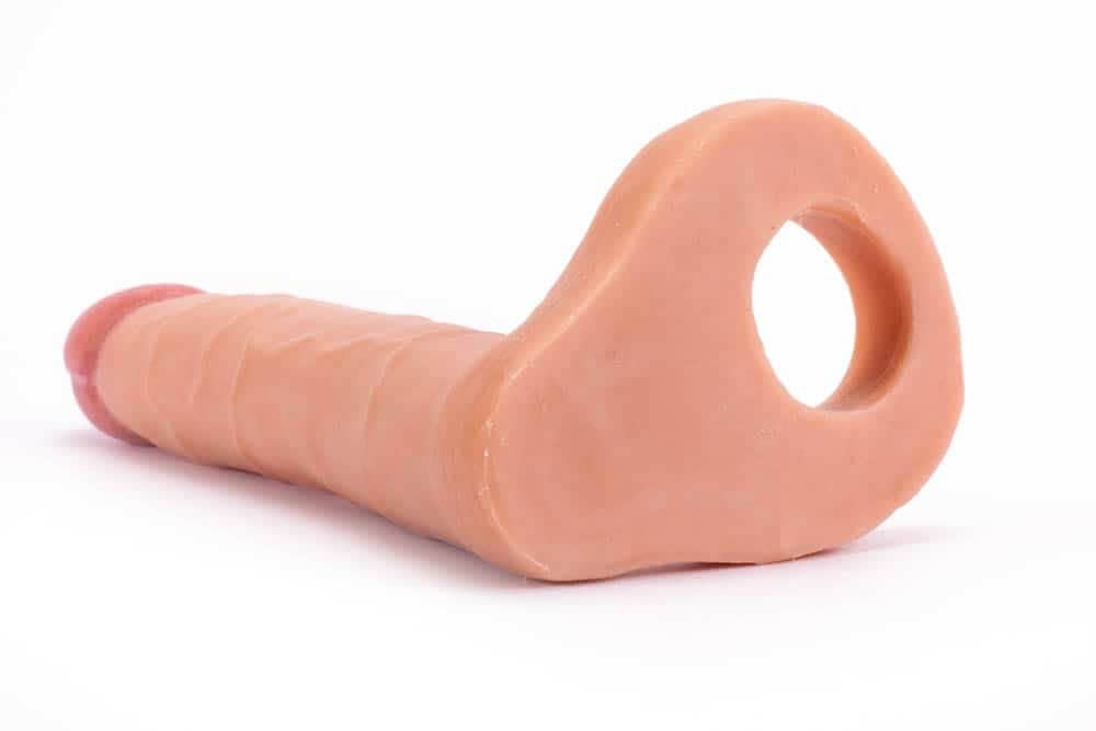 Ρεαλιστικό Dildo Με Λουράκι 15,8 εκ - The Ultra Soft Double #2