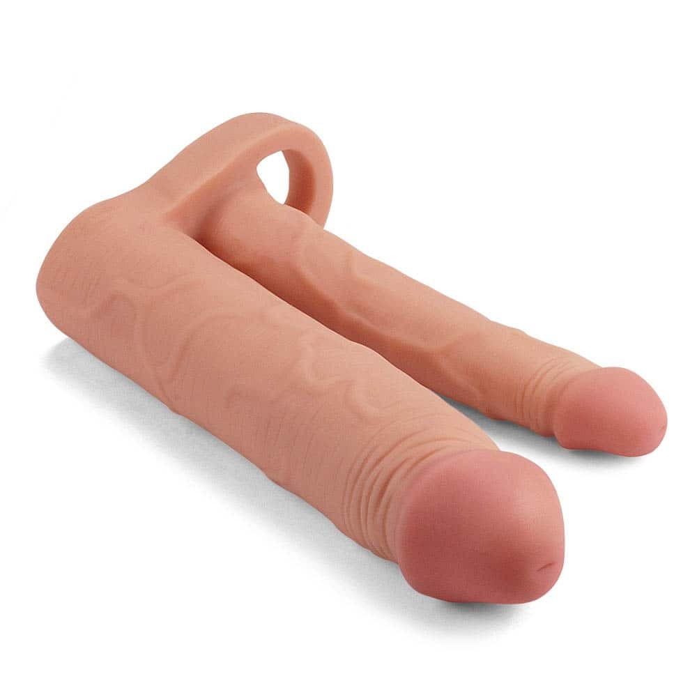 Ρεαλιστική Προέκταση Πέους Διπλή - Add 2" Double Penis Sleeve