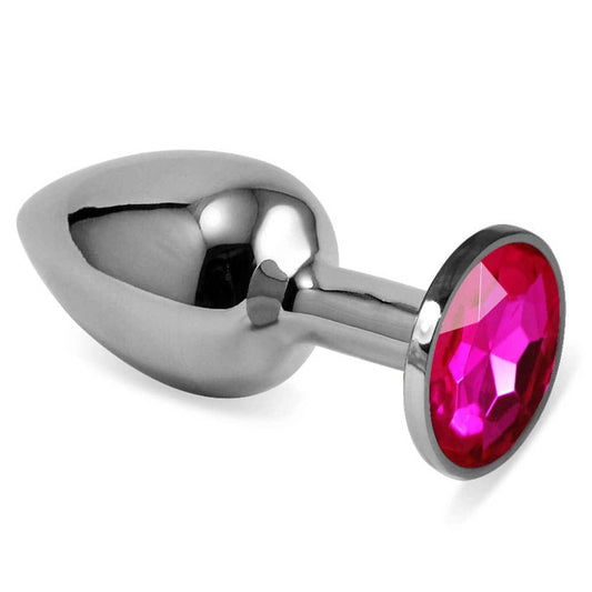Πρωκτική Σφήνα Διαμάντι Φούξια  6.8 εκ - Rosebud Classic Metal Plug Small
