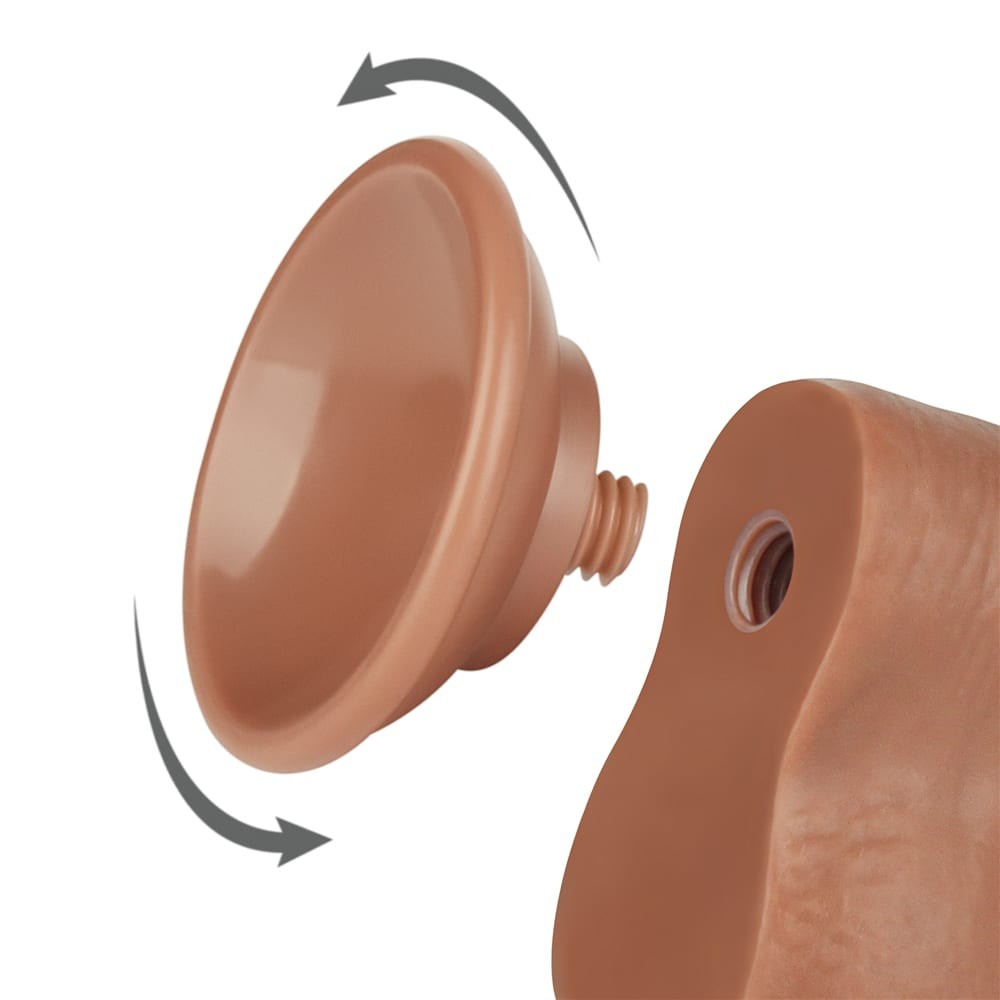 Ρεαλιστικό Dildo Με Διπλό Δέρμα 20 εκ - 8'' Sliding Skin Dual Layer Dong Brown I