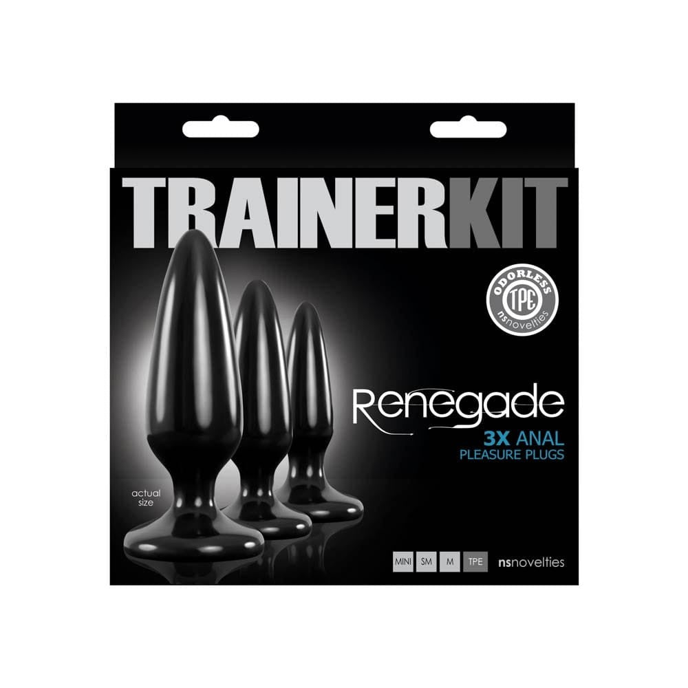 Πρωκτικό Set Εξάσκησης (3 Μεγέθη) - Renegade Pleasure Plug 3 pc Trainer Kit