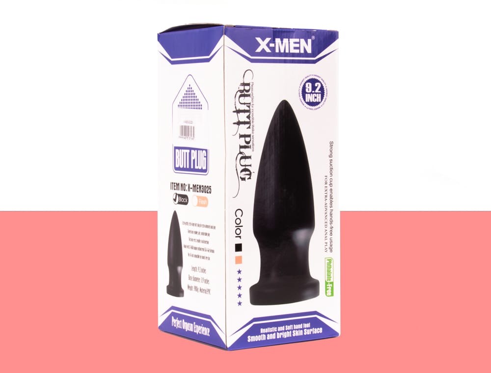 Πρωκτική Σφήνα 23 εκ - X-MEN Butt Plug Black